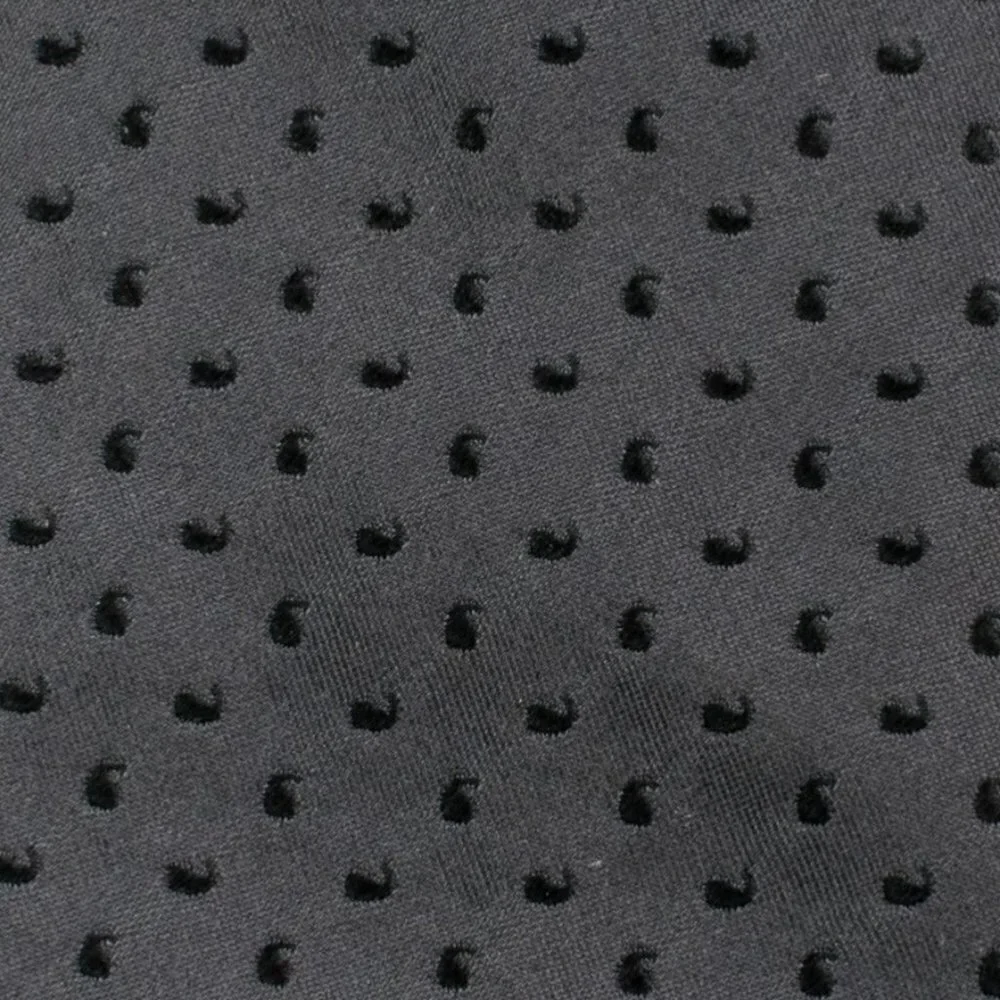 PAL ZILERI 100% Silk Tie | Gray with Black Accents | Designer Menswear